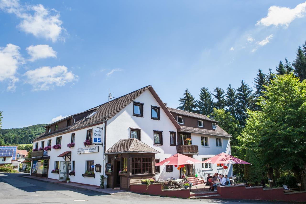 Hotel Berghof Wasserkuppe & Gaestehaus Fuldaquelle غيرسفلد المظهر الخارجي الصورة